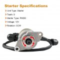 Starter Motor For Can Am Ds70 Ds90 2010 To 2013 2016 2018 Mini 2014 2015 Replacement V31200dgf000 V31200dgf010 12v 9 Teeth