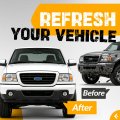 Front Bumper Lower Valance With Fog Light Holes For 2008 2011 Ford Ranger Sport Xl Xlt Fl4 Without Stx Model Textured Black