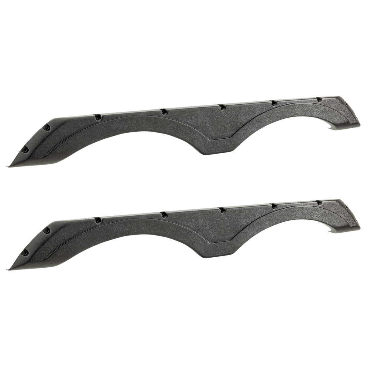 Black Tandem Fender Skirt For Rv 67 5 In X 8 2 Pack Vacuum Formed Abs Plastic Rp-5015-bk