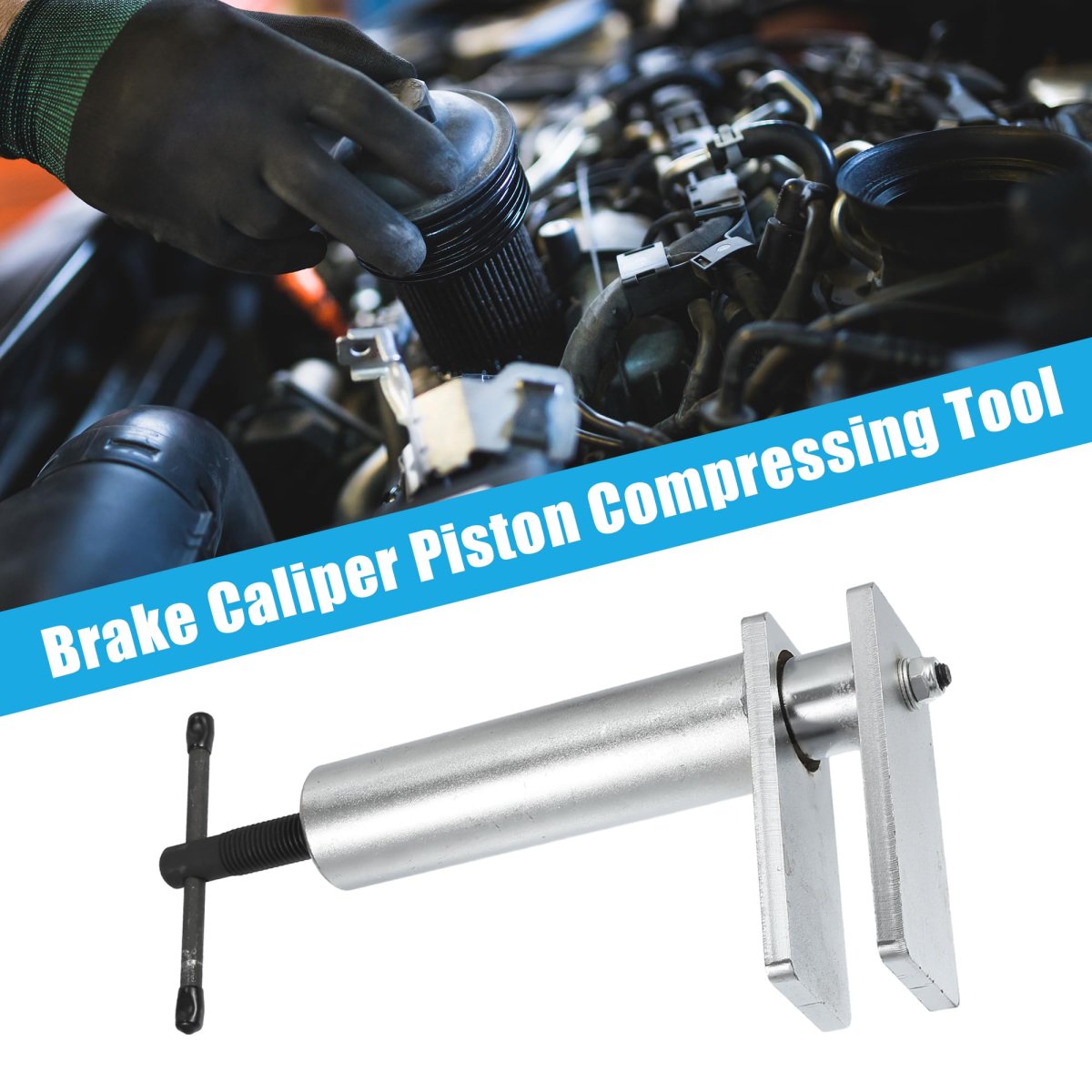 Brake Caliper Piston Compressing Tool For Most Multi 1 2 4 6 Pistons Steel Universal Disc 56 In
