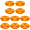 10 Pack Front Reflector Round For Driveway Fence Gate Posts Trailers Safetys Automobiles Boats Mailboxes Reflector With Center 
