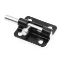 Slide Barrel Bolt Latch 2 5 In With Screws Matte Black Steel Door And Gate Lock For Bedrooms Bathrooms Sheds U 117538 