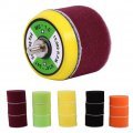 2 Inch Polishing Pads Polisher 16pcs Soft Sponge Brush Cushion Washing Kit Flat Buff Pad Set For Air Sander Car Polisher Thread
