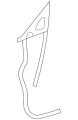 Genuine Mercedes-benz Door Weather-strip 219-720-05-78 