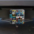 Batman Comic Pattern Tow Trailer Hitch Cover Plug Insert
