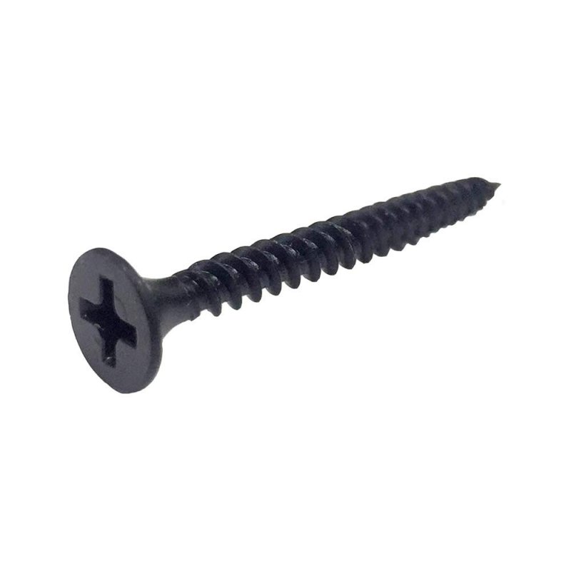 Megatronix Dw610 Phillips Bugle Head Fine Thread Drywall Screws Black Phosphate 6 X 1 Inch 100 Pieces