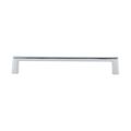 10 Pack Rok Hardware 4 102mm Hole Sleek Square Style Chrome Kitchen Vanity Dresser Cabinet Pull Handle 4-3 8 111mm Overall 