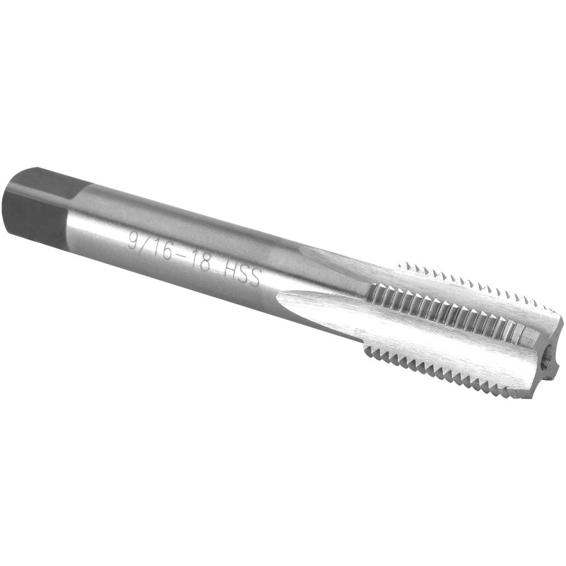 9 16 In 18 Unf Thread Tap Right Hand M2 High Speed Steel Straight Flute For Cutting And Repairing Internal Threads