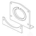 Drum Support Plate Kit For Winch Ac-12002l Replacement With Bushings And Cable Protectors Bronco 2500lb 3000lb Atv Winches 