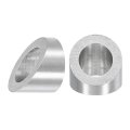 10 Pcs 3 8 Id Angle Washer Stainless Steel0 Degree Beveled For 1 3 16 Wire Rope Cable Application Stair Ends Silver 
