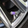 Catfish Fishing Valve Stem Caps For Tire Rim Wheel Aluminum Purple