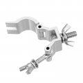 Uxcell Light Truss Clamps Aluminum Alloy Stage Lighting Pipe O Clamp For 1 38-1 77inch Od Tube Max Load 150lb Single Buckle