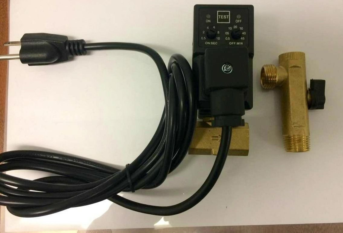 Automatic Electronic Timed Air Tank Water Moisture Drain Valve For Compressor