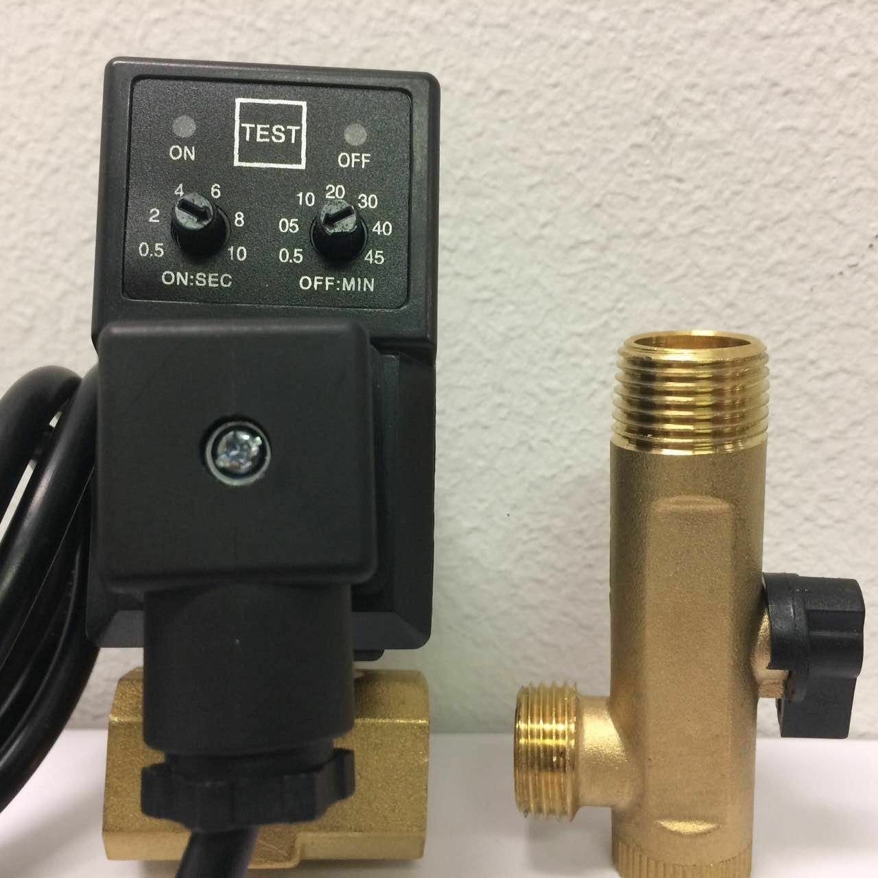 Automatic Electronic Timed Air Tank Water Moisture Drain Valve For Compressor