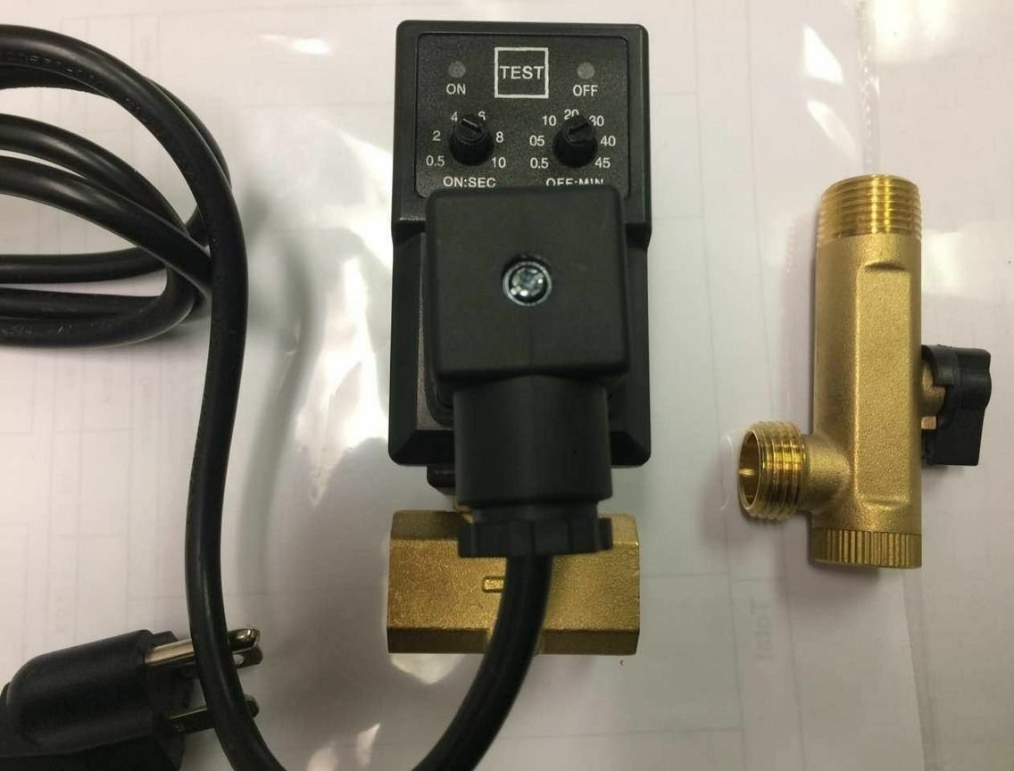 Automatic Electronic Timed Air Tank Water Moisture Drain Valve For Compressor