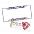 Radford University Metal License Plate Frame And Sticker For Front Or Back Of Car Officially Licensed Sticker Combo Alumni 
