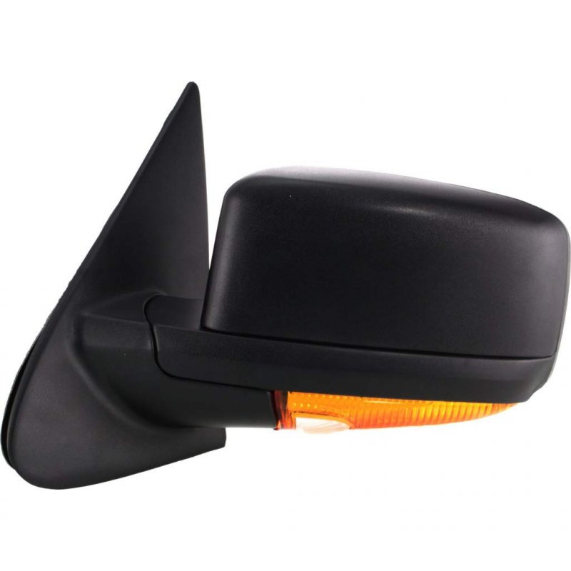 Ford Expedition 2003 2004 2005 2006 Door Mirror Driver Side Power With Heated Glass Turn Signal Light W Puddle Textured Black
