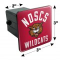 North Dakota State College Of Science Wildcats Logo Tow Trailer Hitch Cover Plug Insert 2