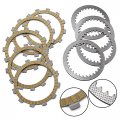 Clutch Friction Plates Compatible With Oem 21441-30h40 21451-28030 For Suzuki Ts100 C 1978 Ern 1979 Erz Erh 1982 Ts125 82 Fx125