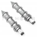 Httmt Mt096 Pa010x2 Spike Bamboo Footpeg Compatible With Suzuk Boulevard Intruder S83 Vs1400 Marauder 800 Vz800