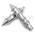Httmt Mt096 Pa010x2 Spike Bamboo Footpeg Compatible With Suzuk Boulevard Intruder S83 Vs1400 Marauder 800 Vz800