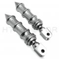 Httmt Mt096 Pa010x2 Spike Bamboo Footpeg Compatible With Suzuk Boulevard Intruder S83 Vs1400 Marauder 800 Vz800