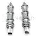 Httmt Mt096 Pa010x2 Spike Bamboo Footpeg Compatible With Suzuk Boulevard Intruder S83 Vs1400 Marauder 800 Vz800