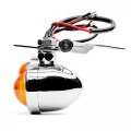 Krator Chrome Driving Passing Lamp Spot Light Bar Bracket With Turn Signals Motorcycle