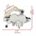 For Kawasaki Prairie 700 Kvf700 4x4 04-06 Front Lh And Rh Brake Caliper W Pads Mod-ztf1-8158