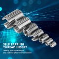 Thread Insert Fydun 50pcs Stainless Steel Inner Self Tapping Inserts Set Reinforce Repair Tool Thedamaged