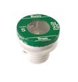 Bussmann Bp Sl-25 25 Amp Time Delay Loaded Link Rejection Base Plug Fuse 125v Ul Listed Carded 3-pack 