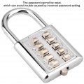 10-digit Push Button Combination Password Padlock Blind Anti Theft Luggage Coded Customs Suitcase For Toolbox Case Backpack