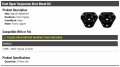 Front Upper Suspension Strut Mount Kit 2 Piece Set Compatible With 1988-2002 Toyota Corolla