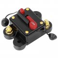 X Autohaux Manual Reset Waterproof Fuse Holders Inverter Circuit Breaker 125a For Car Audio