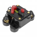 X Autohaux Manual Reset Waterproof Fuse Holders Inverter Circuit Breaker 125a For Car Audio