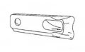 Integrated Folding Handle Operator Cover For Pella Window Hardware Left Hand White Part 36-219lhw Plastic 