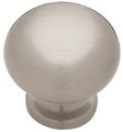 Brainerd 69153 1-1 8 Satin Nickle Round Knob 