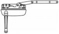 Casement Window Operator Left Hand Dyad Bronze 