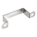 U Shaped Connector Bracket 33 X 70mm 304 Stainless Steel For Door Closed Bar Holder Strut Channel 6pcs