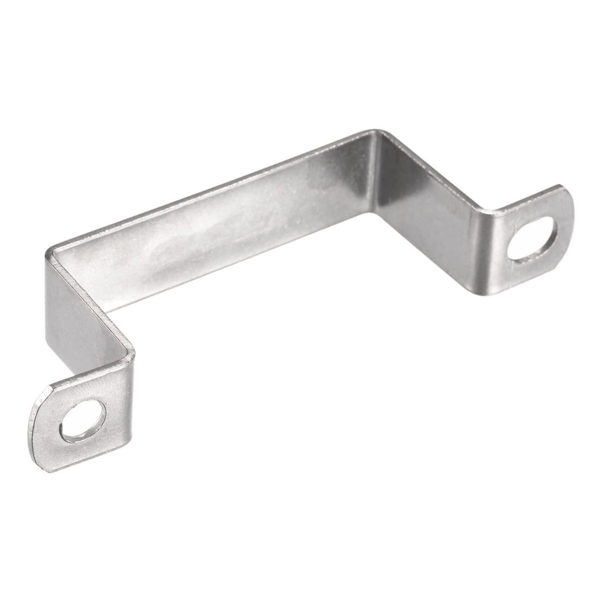 U Shaped Connector Bracket 33 X 70mm 304 Stainless Steel For Door Closed Bar Holder Strut Channel 6pcs