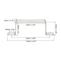 U Shaped Connector Bracket 33 X 70mm 304 Stainless Steel For Door Closed Bar Holder Strut Channel 6pcs