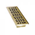 Ta Industries Floor Register Victorian 10 X 4 Antique Brass 