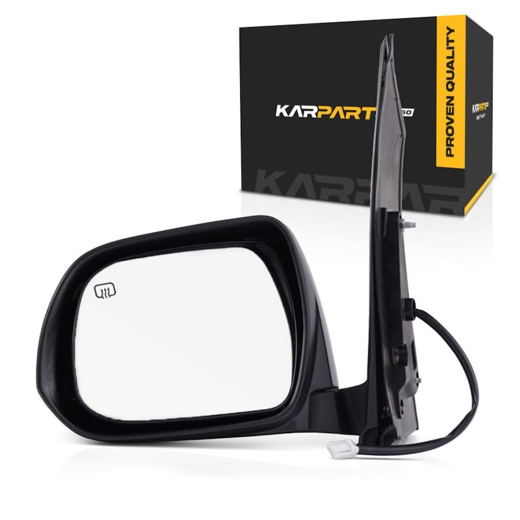 Door Mirror For 2011 2012 Toyota Sienna Driver Side Power Heated Textured Replacement 8794008092c0 To1320265 5 Pins