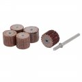 Uxcell 15pcs 13mm Dia 120 Grit Sandpaper Flap Sanding Wheel Grinding Head W Mandrels