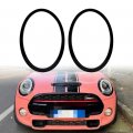 Astra Depot Fits Oe 51137300631 51137300632 Gloss Black Headlight Trim Ring Surround Head Lamp Bezel Compatible With 2014-2021