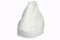 Kar Designers Fits Datsun 240z 260z 280z Synthetic White Leather Manual Shift Boot Skin Only