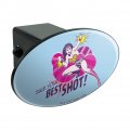 Wonder Woman Take Your Best Shot Oval Tow Trailer Hitch Cover Plug Insert