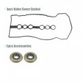 Uxcell 1 Set Valve Cover Gasket Replacement For Toyota Corolla 2001-2008 No 1121322050 112130d040 Black