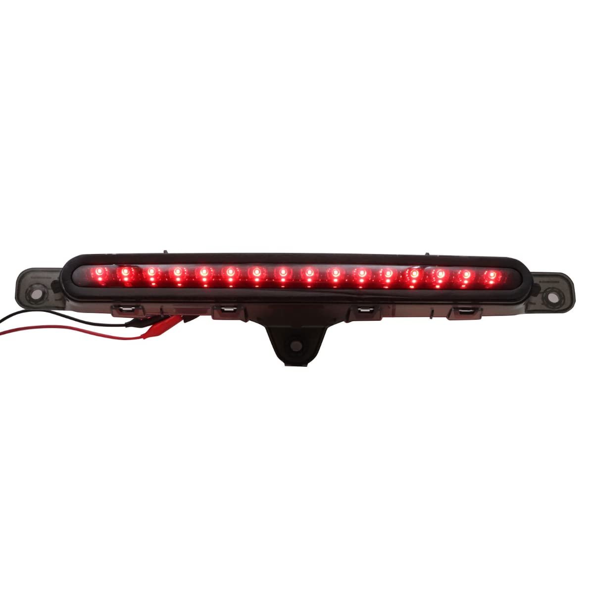 Smoke Red Full Led 3rd Brake Light For Ford Mustang 2010 2014 Waterproof Rear High Mount Stop Assembly Smoky Black Shell