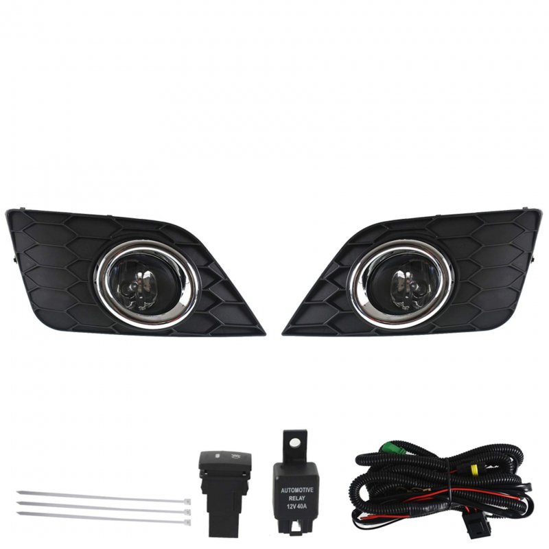 Fog Light Lamp Assembly Pair For Sentra 2016 2017 2018 2019 Includes H11 Halogen Bulbs Front Bumper Covers And Harness Switch